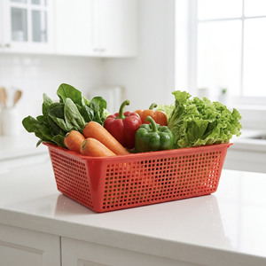 Multipurpose Durable BPA Free Eco-Friendly Food Grade Plastic Colander Stand for Seasonal Supplies Holiday Decorations Household - Product Image 1