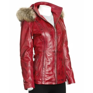 New Arrival Women <b>Sheepskin</b> Leather <b>Jacket</b> Comfortable and Breathable Fashion Wear Women Leather <b>Jacket</b> in Best Quality - Product Image 5