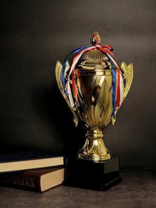 Trophée métallique sur mesure prêt à l'exportation pour la reconnaissance au travail, les cérémonies de récompense des employés et les célébrations d'entreprise – Trophée d'honneur - Product Image 2