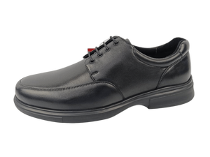 Zapatos Oxford de Vestir para Hombre, Negros, de Piel de Oveja, con Cordones, Punta en Pico, para Oficina y Carrera Profesional, Color Sólido, Suela Hecha a Mano, para Todas las Temporadas - Product Image 3