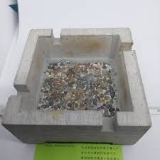 Cendrier de table en aluminium blanc fait main, sans fumée, style américain, 4 pouces, pour usage intérieur et extérieur, porte-cendres pour cigarettes et cigares, pour bureau - Product Image 2