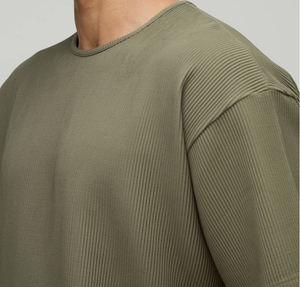 Nouvel ensemble décontracté homme automne 2026 : T-shirt à manches courtes et short imprimé léopard en fibre de bambou 100% à séchage rapide – Style streetwear - Product Image 6