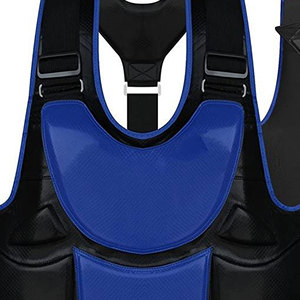 High Quality Leather Boxing Chest Guard MMA Training Body Protector <b>Thick</b> <b>Foam</b> Padding Eco-Friendly Martial Arts Made Pakistan - Product Image 6