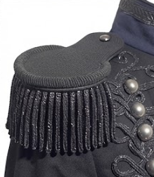 Chaqueta de Hombre Gris de Doble Botonadura, Hecha a Mano, Bordada, de Lana, para Invierno, Estilo Hussar, para Actuaciones Escénicas, Disfraces, Baile Formal - Product Image 6