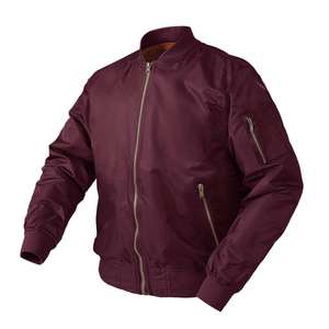 Chaqueta Bomber de Invierno Personalizada para Hombre, de Lona, Alta Calidad, Transpirable, Resistente al Viento, con Logotipo Frontal, Venta al Por Mayor - Product Image 2