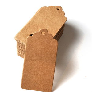 Wholesale Custom Kraft Paper Hang <b>Tags</b> Blank Gift <b>Tags</b> with String Eco Friendly Price <b>Tags</b> for Clothing Jewelry Packaging OEM - Product Image 5