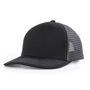 Latest Fashion Design 5 Panel <b>Flat</b> Brim Cotton Trucker Snapbacks Mesh Sports Three Tone Tucker <b>Men</b> Baseball Hats high quality - Product Image 4