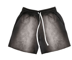 Shorts de Verano para Hombre, 100% Algodón, Estilo Francés, 3D, Ecológicos, Casuales, Vintage, Desgastados, Lavado Ácido, Batik, con Flecos - Product Image 2