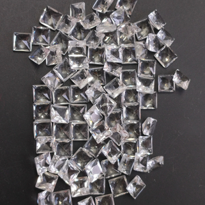 โทแพซสีขาวธรรมชาติ 6 มม. ทรงสี่เหลี่ยมเจ้าหญิงคัท คุณภาพดีที่สุด พลอยเม็ดเดี่ยวสำหรับทำเครื่องประดับ - Product Image 5