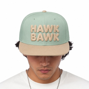 หมวกแก๊ปแบบ Snapback ยูนิเซ็กซ์ พรีเมียม ปรับขนาดได้ ระบายอากาศดี มีสไตล์ ปักลายพัฟฟ์ สไตล์สตรีท ดีไซน์สั่งทำได้ - Product Image 1