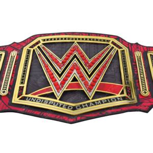 1316 ดาส โรแมน แชมเปี้ยนชิพ เรสล มานีอา 40 ลิมิเต็ด อิดิชั่น โมเดิร์น เอรา หนังวัวผสมสังกะสี สีแดง/น้ำเงิน ทรงสี่เหลี่ยม กันน้ำ ปรับแต่งได้ - Product Image 6