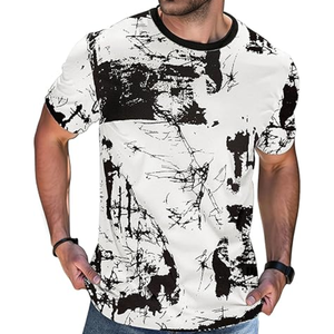Camiseta gráfica de hip hop para hombre, informal, de manga corta, con estampado moderno y estilo hipster, para streetwear. - Product Image 3