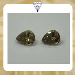 Hermosas Piedras Preciosas Naturales Turcas Diaspore, Corte Lágrima, Par de Gemas Sueltas que Cambian de Color, Raras, de Calidad Fina, Grado Premium - Product Image 6