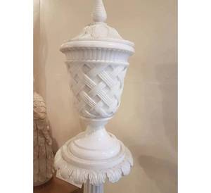 Temple Jain en marbre blanc de haute qualité, artisanat avec sculptures complexes, modèle carré poli, collection d'arts décoratifs haut de gamme - Product Image 3