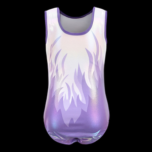 Service OEM, justaucorps sans manches brillant en spandex personnalisé pour filles, gymnastique, ballet et danse, tenue d'entraînement, combinaison une pièce - Product Image 5