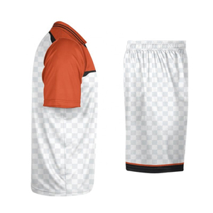 Camisetas de Fútbol Personalizadas 100% Poliéster, Transpirables, de Secado Rápido, Cuello en V, Manga Corta, Uniformes de Fútbol Unisex para Entrenamiento, Uniformes de Equipo Personalizados - Product Image 3