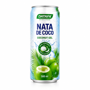 Puré de Agua de Coco 100% Natural en Lata de 500 ml, Bebida Refrescante con Sabor Real - Product Image 1