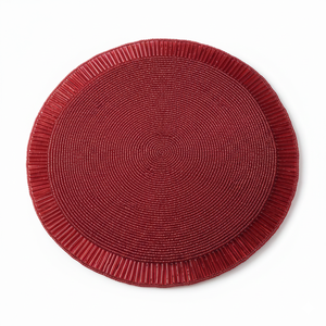 Mantel individual de cristal bordado a mano de moda para eventos festivos y hogares, mantel personalizado para mesas de café y comedor - Product Image 2