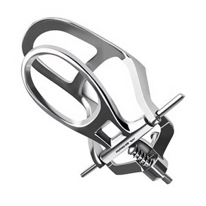 Articulador dental cromado de arco medio-bajo con bisagra, instrumento para prótesis, modelo protésico ajustable para laboratorio dental - Product Image 3