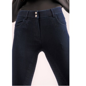 High Quality 4-way Stretch Horse Riding Breeches <b>Leggings</b> Tights <b>Equestrian</b> Wear Pants on Technical Fabric with Soft Feel - Product Image 1