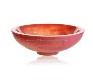 Tazón Grande para Ensalada de Resina Estilo Celadon, Lujoso y Clásico, Ecológico, Hecho a Mano, Color Verde Pulido, el Mejor Diseño para - Product Image 2
