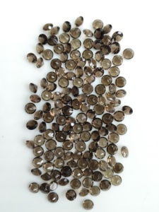 Quartz fumé naturel 6MM, coupe ronde brillante, pierre précieuse de qualité supérieure pour la fabrication de bijoux - Product Image 2
