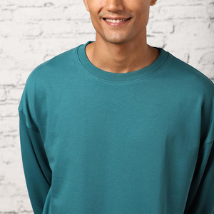 High Quality <b>Men</b> Oversized Sweatshirt Relaxed Fit Cotton Fleece Winter <b>Pullover</b> OEM <b>Men</b> Oversized Sweatshirt For Online Sale - Product Image 6
