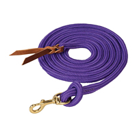 Cordes de laisse pour chevaux en acier inoxydable de haute qualité, longueur en mètres, sangles en toile, couleurs assorties, fabriquées au Pakistan