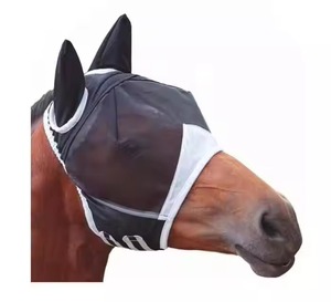 New Design Horse Fly <b>Mask</b> with Ears UV Protection Fly <b>Mask</b> Comfortable Breathable Elasticity Fly <b>Mask</b> with Big Mesh <b>Eye</b> - Product Image 4