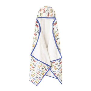 Serviette de Bain à Capuche en Coton Doux Brodé Motif Dessin Animé pour Bébé, Couverture Absorbante Imprimée pour Nouveau-né et Enfants, Idéale pour la Maison - Product Image 1