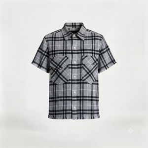 เสื้อยืดคอตตอนถักลายแจ็คการ์ด แขนสั้นทรงโอเวอร์ไซส์ สำหรับผู้ชาย สกรีนโลโก้ตามสั่ง รับผลิตแบบ OEM สำหรับฤดูร้อน - Product Image 4