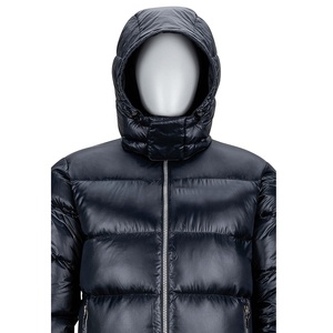 Blouson matelassé à capuche de haute qualité, unisexe, pour le printemps, garde au chaud, vêtement décontracté avec de nouveaux designs, coque en nylon épaisse, fermeture éclair. - Product Image 3