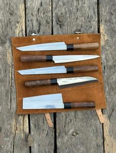 Handmade High Quality 5-Piece Stainless Steel Chef <b>Knives</b> Customized Handle <b>Sharp</b> Serrated Edge for Multi-Purpose Eco-Friendly - Product Image 3
