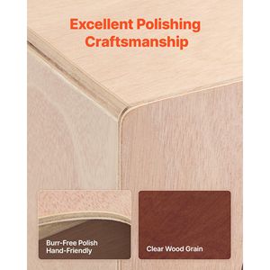 Cajon Compatto in Legno di Betulla con Corde Incluse, Strumento a Percussione Portatile - Product Image 5