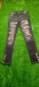 Nuevos Jeans Ajustados de Diseño Personalizado para Hombre, Pantalones Vaqueros de Mezclilla de Alta Calidad a Bajo Precio 2025 - Product Image 2