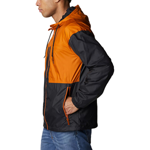 Veste rétro personnalisée à fermeture éclair avec veste coupe-vent en nylon softshell légère personnalisée, veste coupe-vent pour homme - Product Image 5