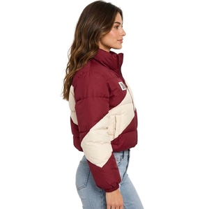 <b>Women</b> Puffer <b>Jacket</b> Quilted <b>Winter</b> Outerwear Lightweight Insulated Fabric <b>Warm</b> Comfortable Fit Casual Fashion Apparel OEM - Product Image 6