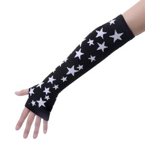 Manches de protection anti-UV imprimées étoiles noires pour adultes, vêtements de cyclisme unisexes légers et respirants - Product Image 6