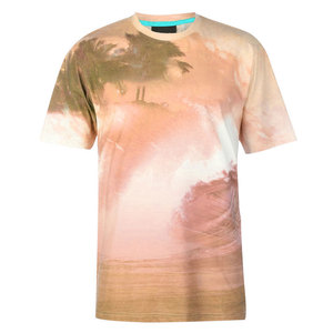 Custom logo Graphic t Shirt Sublimation <b>Polyest</b> Ringer Sport Mens Oversized <b>Tshirt</b> Custom Print Label t Shirt for Sublimation - Product Image 6