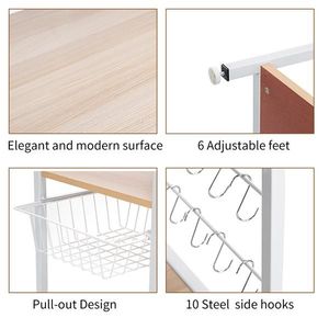 Set di 6 Cubi Portaoggetti Pieghevoli in Tessuto Nero con Maniglie, Pratici Contenitori per Organizzazione - Product Image 6