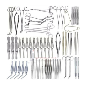 Juego de 61 Piezas de Instrumentos Quirúrgicos Manuales Reutilizables de Acero Inoxidable para Cirugía Vascular Mayor, para Uso Hospitalario - Product Image 2