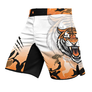 MMA Training Shorts for Martial Arts <b>Grappling</b> Gym Fitness Athletic Wear with Custom Sublimation Design - Product Image 5