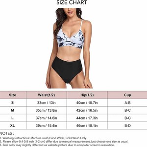 Nuevo Bikini de Verano de 2 Piezas para Mujer, Top Halter Cruzado, Braguita de Cintura Alta, Conjunto de Bikini con Diseño Sublimado - Product Image 6