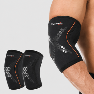 Manchons de coude et genouillères de musculation noirs, personnalisables, nouvelle arrivée, service OEM, prix compétitif, par un fournisseur de qualité (Elbow Sleeves) - Product Image 1