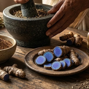 Cúrcuma Negra India (Kali Haldi) en Raíz |   100% Puro y Cultivado Naturalmente |   Hierba Multiusos Ayurvédica y Espiritual |   Duración de Caducidad: 12 Meses - Product Image 4