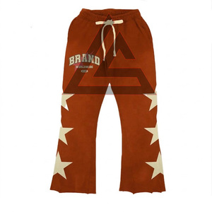 Survêtement personnalisé pour homme, coupe oversize, pull long d'hiver, délavé à l'acide, 100% coton épais, avec impression sérigraphiée - Product Image 5