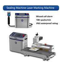 Machine de gravure laser à code de date, certifiée CE, 30W, durable, laser à fibre, étanche, 1064nm, pour l'emballage alimentaire