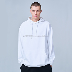 Sweat à capuche oversize en molleton épais 100% coton de haute qualité pour homme, personnalisable avec logo - Product Image 2