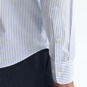 Chemise habillée homme Easy Iron coupe ajustée, infroissable, à manches longues, boutonnée, pour affaires, formelle, décontractée, tenue de bureau, personnalisable - Product Image 6