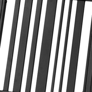 Juego de 2 sillas de comedor con respaldo de listones en color marrón y negro - Product Image 6